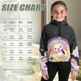 thumbnail image 4 of Uourmeti Rainbow Cartoon Axolotl Soccer Golf Sweatshirt with Pocket Gym Sweatshirts Yoga Sweatshirts Fishing Sweatshirt Size 9-10, 4 of 7