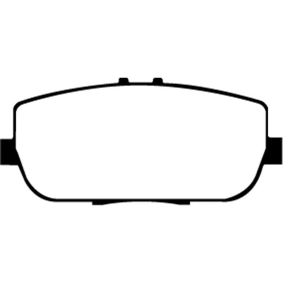 EBC Brakes Yellowstuff 4000 Series Street and Track Brake Pad Set Fits select: 2006-2023 MAZDA MX-5 MIATA, 2017-2020 FIAT 124 SPIDER