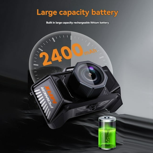 Cámara de Video Digital NVC600 4K HD con Zoom Digital de 16X, Cámara de Fotografía de 70 MP, WIFI, Cámara Grabadora Recargable de 2400 MAh