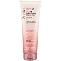 Giovanni 2chic Frizz Be Gone Conditioner with Shea Butter, Sweet Almond Oil, Jojoba, No Parabens, Sulfate Free, 8.5 oz