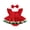 Red, variant on Newborn Baby Girl Summer Clothes Watermelon Romper Dress Outfit Watermelon Print Fly Sleeve Bodysuit Playsuit Ruffled Dress with Bowknot Hairband