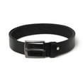 thumbnail image 4 of Men's Handmade Genuine Solid Buffalo Leather Belt Black Colour, 28" To 32" Waist Adjustable, 4 of 5