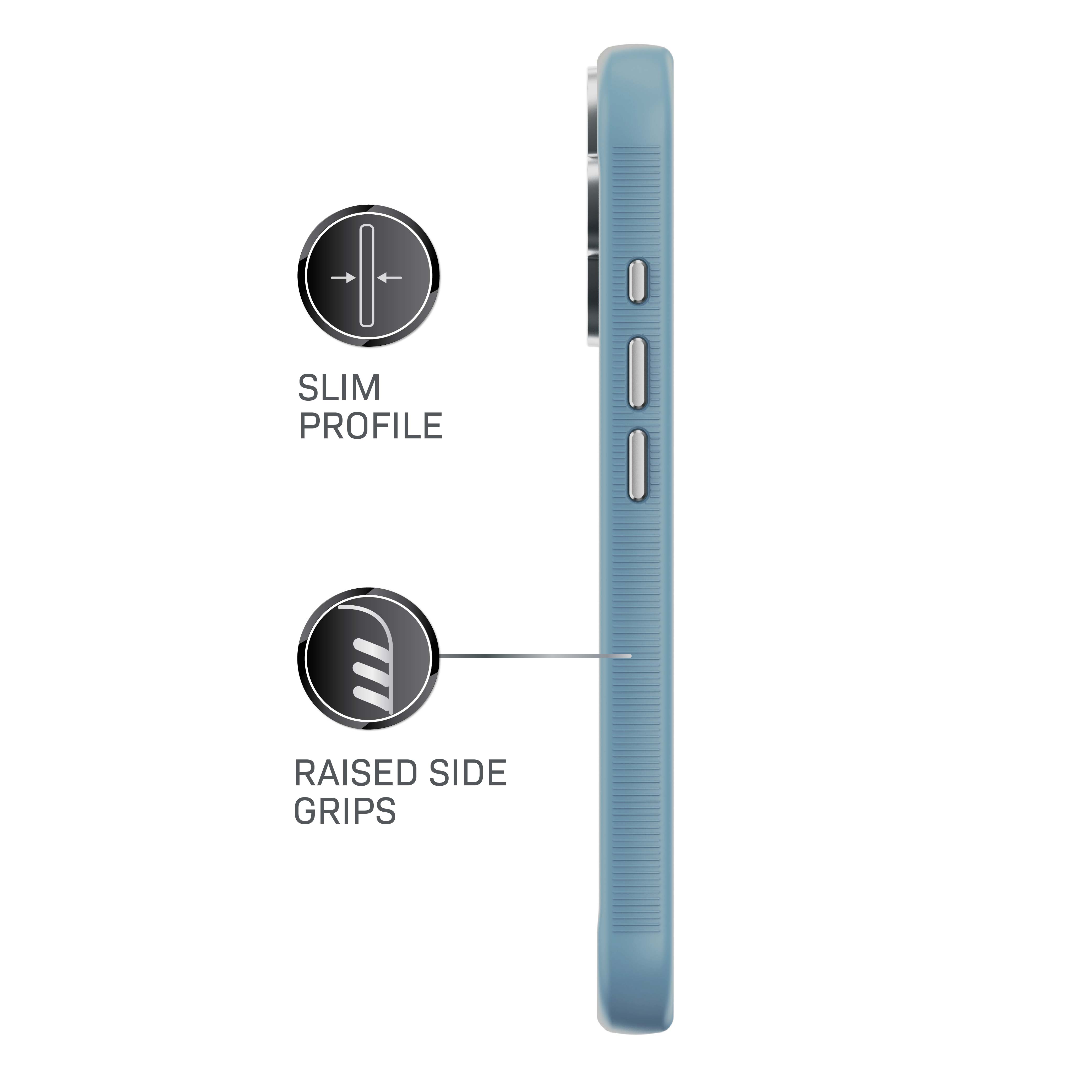 Body Glove Reflector Phone Case for iPhone 17, MagSafe Compatible - Metallic Seafoam