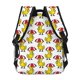 thumbnail image 4 of Easygdp Rubber Duck Chicken Bird Mochila Ergonómica Versátil para Laptop - Múltiples Bolsillos, Correas Ajustables, Unisex para Escuela, Viajes y Actividades al Aire Libre-One Size, 4 of 5