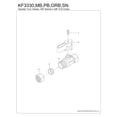 thumbnail image 3 of Kingston Brass KF3330MB 3/8-Inch Swivel x 3/8-Inch O.D. Comp Straight Shut-Off Valve in Matte Black, 3 of 5