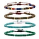 thumbnail image 3 of Xiao Hua Pulsera elástica vintage bohemia con cuentas de madera hecha a mano, pulsera de equilibrio con protección curativa para mujeres y hombres, estilo M, 3 of 5