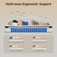 thumbnail image 3 of Full Size Mattress in a Box, Z-HOM 10" Hybrid Mattress, Medium Soft Comfort Pocket Spring Mattress, 3 of 7