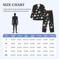 thumbnail image 4 of Daiia Happy New Year1 for Men's Long-Sleeved Pajama Set – Soft & Comfortable Sleepwear Button-Up Pajamas Cozy Lounge Wear-Medium, 4 of 7
