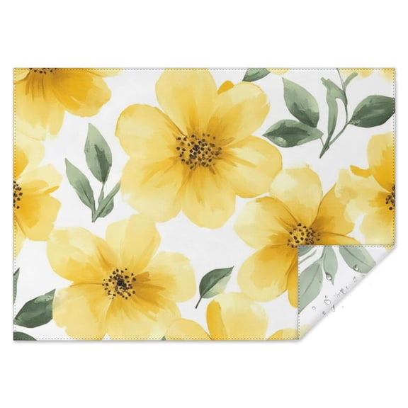 Pioneer Flower Rectangle Tablecloth 60"x84",Waterproof Polyester Rectangle Table Cloth, Wipeable Spillproof Polyester Tablecloth for Dining, Camping, Indoor and Outdoor