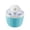 Blue White, variant on Luzkey Electric Ice Cream Maker Freezer Bowl Easy to Clean Slush Machine 500ml Capacity Compact Household Dessert Appliance for Kids Pink