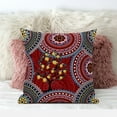 thumbnail image 3 of Amrita Sen Boho Mandala Plant Throw Pillow in Red Black Yellow 20x20, 3 of 5