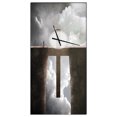 thumbnail image 1 of DesignArt Big Cross between Two Cliffs Large Wall Clock, 1 of 2