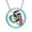 Rainbow#, variant on Circle of Life Paw Print Heart Urn Pendant Pet Memorial Necklace for Dog Cat Cremation Ashes Keepsake Jewelry