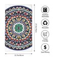 thumbnail image 2 of Balery Colorful With Blue Oriental Toalla de Microfibra Premium con Estampado – 27.5x16 pulgadas, Alta Absorción, Suave y Aterciopelada, Secado Rápido, 2 of 6