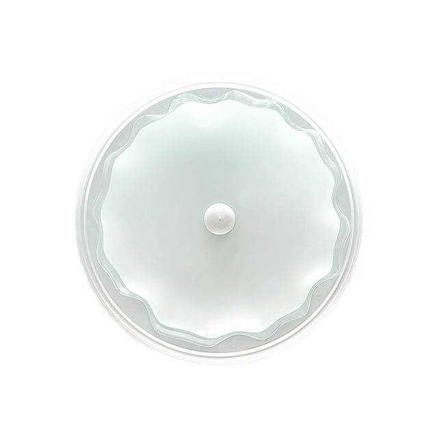 Lampara de Techo Plafón Jumbo Blanco Liso.