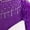 Purple, variant on iiniim Girls Hip Hop Jazz Dance Outfits Rhinestones Crop Top and Ruffles Feather Skirt Set Red 8