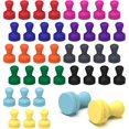 thumbnail image 1 of SMART&COOL Aimants en Silicone Anti-Rayures pour Réfrigérateur, Aimants pour Pouce, Tableau Effaçable à Sec, Tableau Blanc, Bureau, Classe, École (40 Pack, Multi), 1 of 6