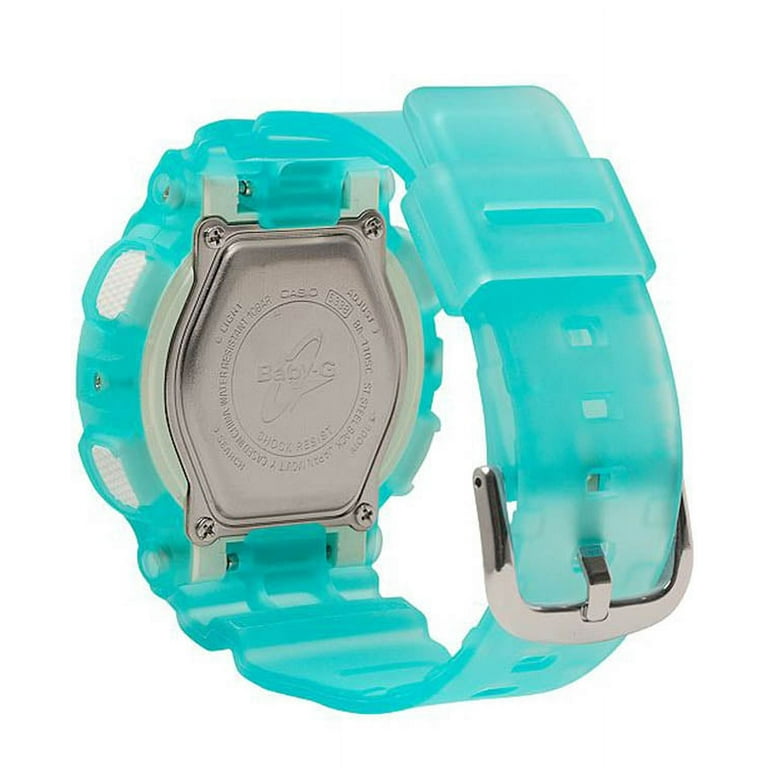 Casio G-Shock Baby-G Women's Watch, White Dial, Resin Case Strap