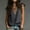 *Gray, variant on Women's V Neck Sleeveless Tie-Shoulder Blouse ,Loose Fit Casual Summer Top Blue,Women's Plus M