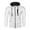 White, variant on HAiming Mens Sport Hooded Jacket Long Sleeve Drawstring Zip up Coats Winter Plus Size Causal Warm Outwear with Pocket