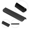 Black Kitchen Door Handles Cupboard Drawer Concealed Finger