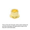 thumbnail image 4 of Unique Bargains Guitar Tuners Conversion Bushing Adapter Ferrules Conversion Bushings 10.8mm OD Zinc Alloy Gold Tone 6 Pack, 4 of 5