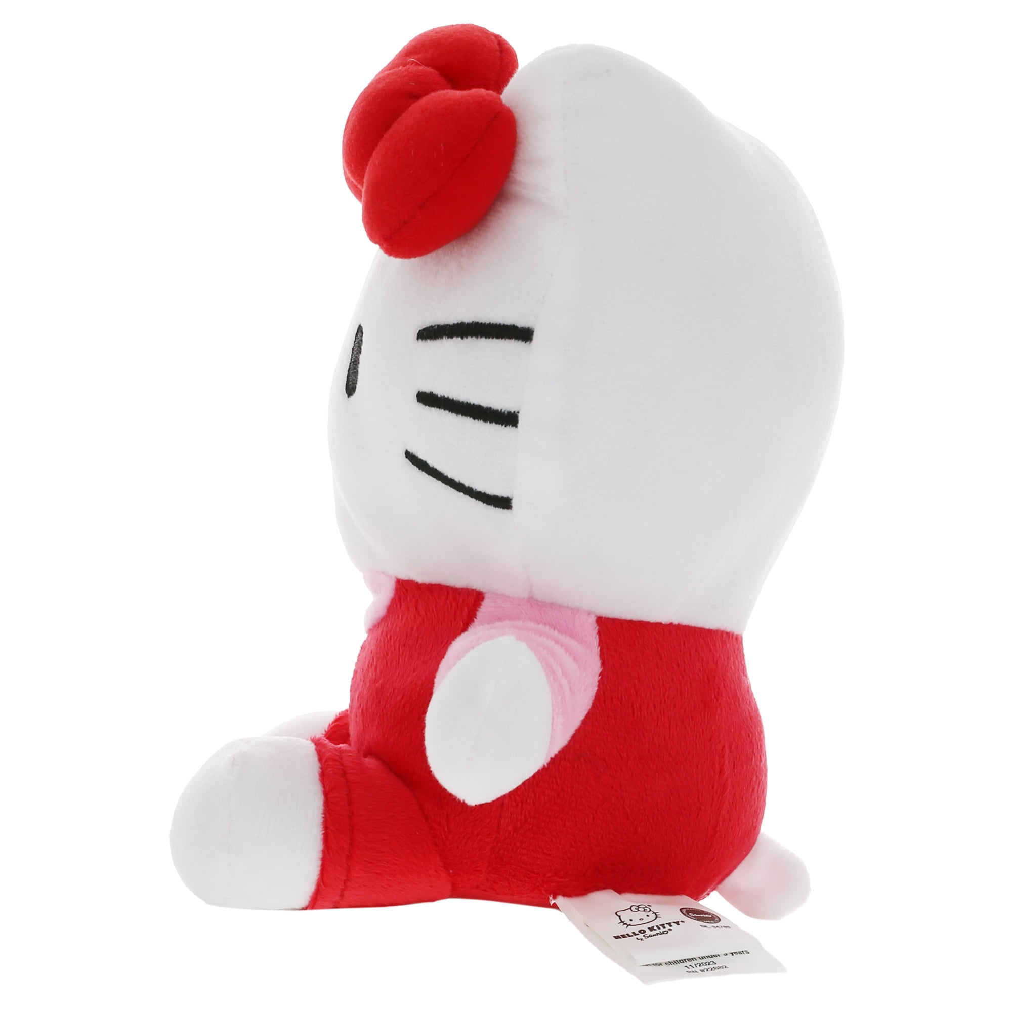 Sanrio Hello Kitty 8-Inch Plush Coin Bank, White, Figural Storage
