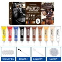 Leather Color Touch-Up Kit | Professional Leather Care Set for Car Interior, Shoes & Furniture Restoration