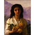thumbnail image 3 of William Bouguereau 15x18 Black Modern Framed Museum Art Print Titled - Girl Holding Lemons (1899), 3 of 5