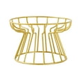 thumbnail image 3 of opvise Pet Bowl Ceramic Anti-overturn Raised Iron Stand Protect Cervical Vertebra Cats Dogs Water Food Feeding Dish Golden, 3 of 7