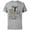 Athletic Heather, variant on Star Wars The Mandalorian Muted Warrior - Short Sleeve Cotton T-Shirt for Adults - Customized-Athletic Heather
