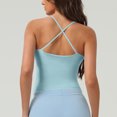thumbnail image 4 of Boovnll Camisoles pour Femmes, Camisoles à Manches Courtes Unies à Col Rond pour Femmes, Débardeur pour Femmes, Débardeur à Bretelles Spaghetti, Camisole, 4 of 4