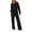 Black, variant on Women's Two Piece Oversized Loose Crewneck Outfits Pullover & Drawstring Pants Sweatsuits Lounge Sets Women Hoodless Sweatsuits Set Sweatpants Long Sleeve Sweatshirt Matching Tracksuit Sets