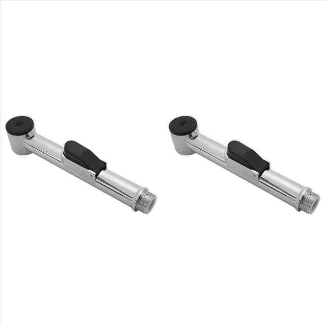 2X Bidet Boquilla Pequeña para Ducha Cuerpo Limpiador Inodoro con Interruptor Boquilla de Mano