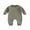 Army Green, variant on Jxzom Newborn Baby Boy Girl Fleece Romper Jumpsuit Solid Color Long Sleeve Thick Sweater One Piece Warm Winter Outfit Clothes