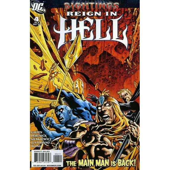 Reign In Hell #4 VF ; DC Comic Book