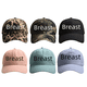 thumbnail image 5 of Gorra de béisbol con bordado del alfabeto Gorra para padres e hijos con sombra para exteriores, 5 of 6