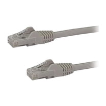 StarTech 25ft CAT6 Ethernet Cable - Gray CAT 6 Gigabit Ethernet Wire -250Mhz 100W PoE RJ45 UTP Network Patch Cord Snagless with Strain Relief (N6PATCH25GR)