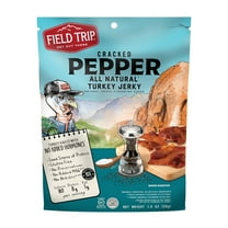 Field Trip All Natural Cracked Pepper Turkey Jerky, 1.0 oz, 12 Count