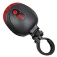 thumbnail image 3 of Lámpara de poste de asiento trasero para bicicleta Sunnimix Luz trasera de la alarma de la bicicleta rojo, 3 of 8