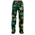 thumbnail image 5 of TQWQT Women's Pajama Pants Clover St. Patrick Day Comfy Shamrock Pj Pants Baggy Shamrock Funny Pajama Pants Cotton Drawstring Sleep Yoga Pajama Bottom 3XL, 5 of 6