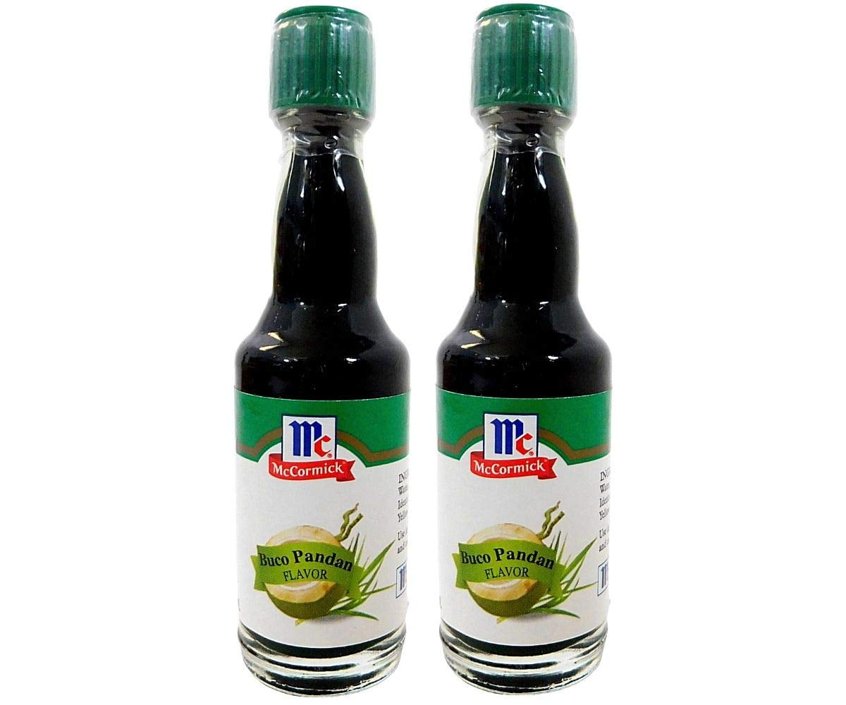 McCormick Buco Pandan Flavoring Extract 20 ml with 1 Colorful