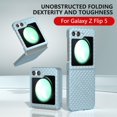 thumbnail image 2 of SaniMore for Samsung Z Flip 5 Case, Slim Fit Cover with Hinge Protection & Lens Protector Compatible with Samsung Galaxy Z Flip 5 2023, Iceblue, 2 of 7