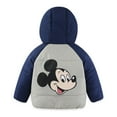 thumbnail image 3 of Disney Mickey Mouse Color Block Puffer Coat Jacket (Boys), Sizes 3T-7, 3 of 7