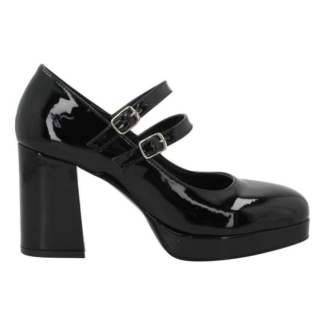 Zapatilla Mujer Milagros Tacon Formal Ajustable negro 26