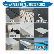 Epdm Coatings Liquid Rubber White, 4 gallon