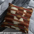 thumbnail image 3 of Feelyou Rustic Cow Print Fabric by the Yard 1 Yard, Western Tribal Aztec Home Decor Fabric by the Yard, Triangle Geometric Sewing Fabric, Microfiber Bedroom Decor, 3 of 6