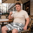 thumbnail image 2 of Dresfit Mens Big and Tall Shorts Camo Plus Size Cargo Shorts 2026 Summer Solid Drawstring Short Pants Loose Wide Leg Vacation Beach Shorts 5XL, 2 of 8