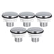 thumbnail image 2 of 5 Piezas Cubierta para Agujero de Fregadero de Cocina Tapón para Lavabo Placa Decorativa Rosca Pp Antióxido Fácil Colocación Adecuada para Baño Cocina Lavabo Mantenimiento Rosca de 15 mm, 2 of 10