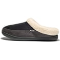 thumbnail image 4 of Yazi  Men's Warm Memory Foam Suede Plush Shearling Lined Slip on Indoor Outdoor Clog House Slippers, 4 of 14